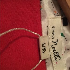 NWT Christmas PJ set with non slip socks!